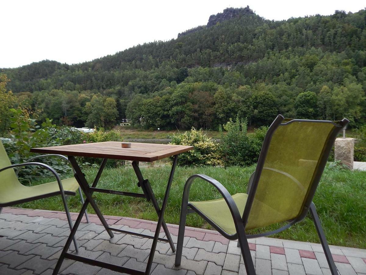 Campingplatz Am Treidlerweg Königstein an der Elbe Exteriér fotografie